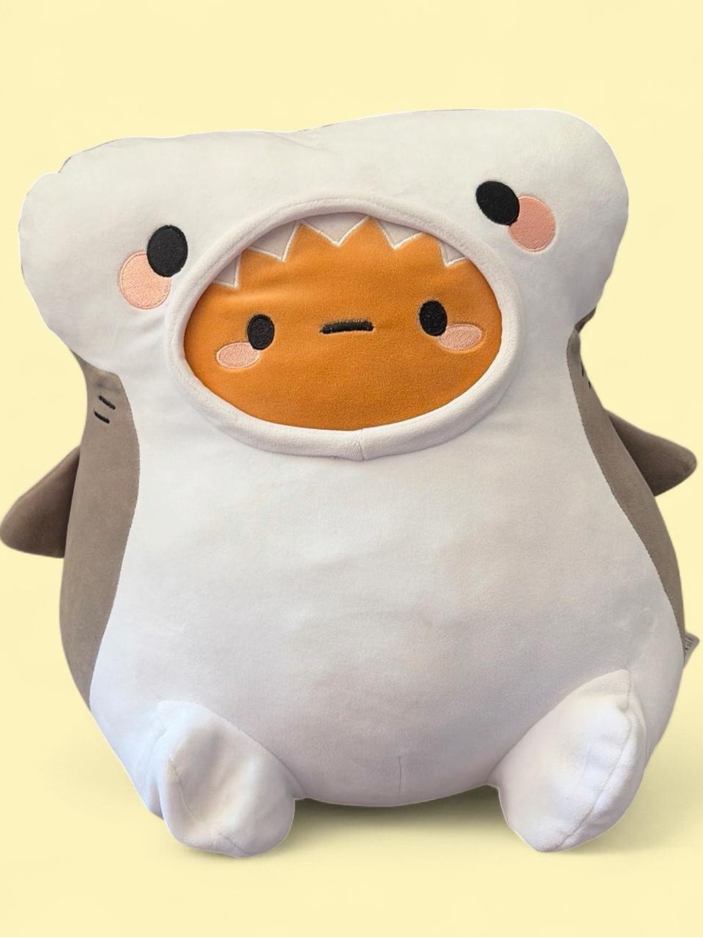Smoko Shark Tayto Mochi plush hammerhead shark large size like new